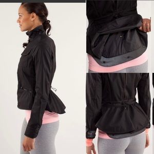 PRICE DROP! Lulu Out & About Hooded Rain Jacket